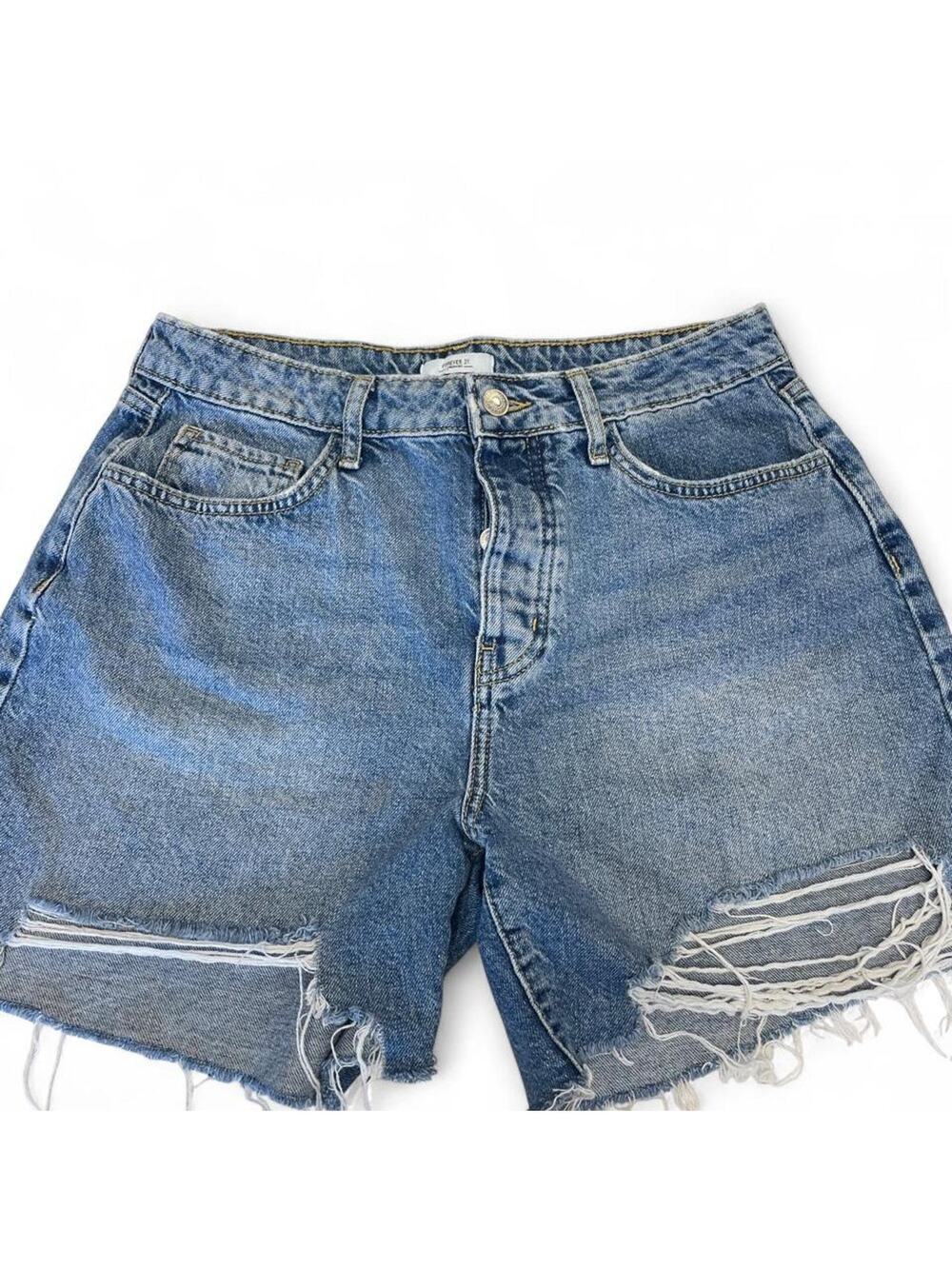 Forever 21 blue denim shorts